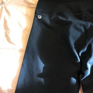 Black fabletics leggings full length size small